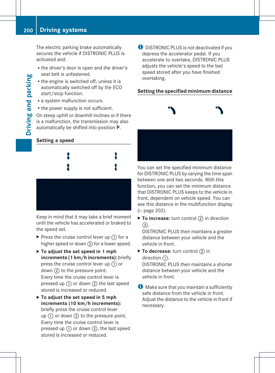 Driving and parking, Driving systems | Mercedes-Benz M-Class 2013 Owners Manual User Manual | Page 202 / 458