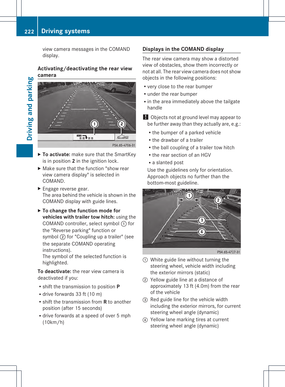 Driving and parking, Driving systems | Mercedes-Benz M-Class 2013 Owners Manual User Manual | Page 224 / 458