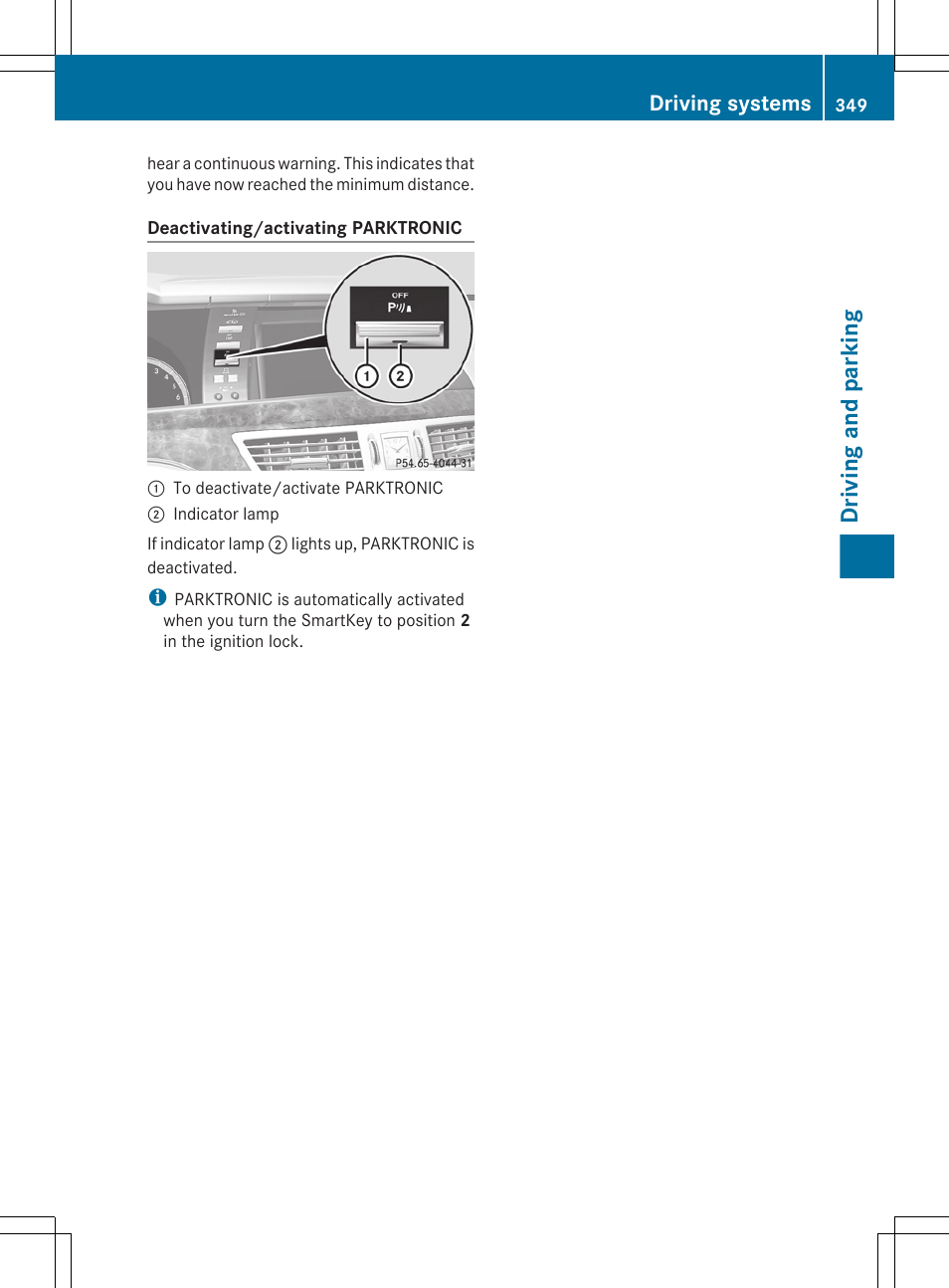 Driving and parking, Driving systems | Mercedes-Benz S-Class 2012 User Manual | Page 351 / 536