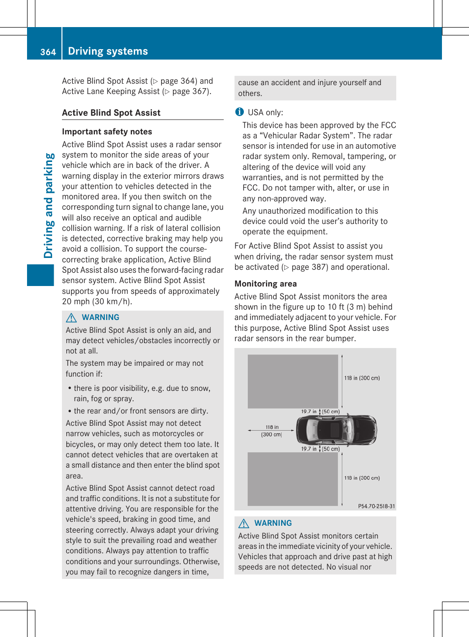 Driving and parking, Driving systems | Mercedes-Benz S-Class 2012 User Manual | Page 366 / 536