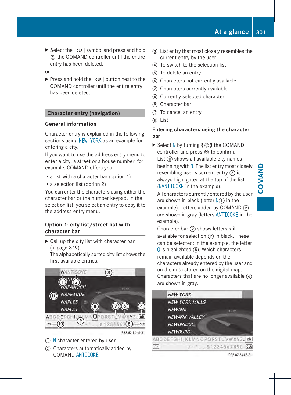 Coman d, At a glance | Mercedes-Benz SL-Class 2013 Owners Manual User Manual | Page 303 / 590