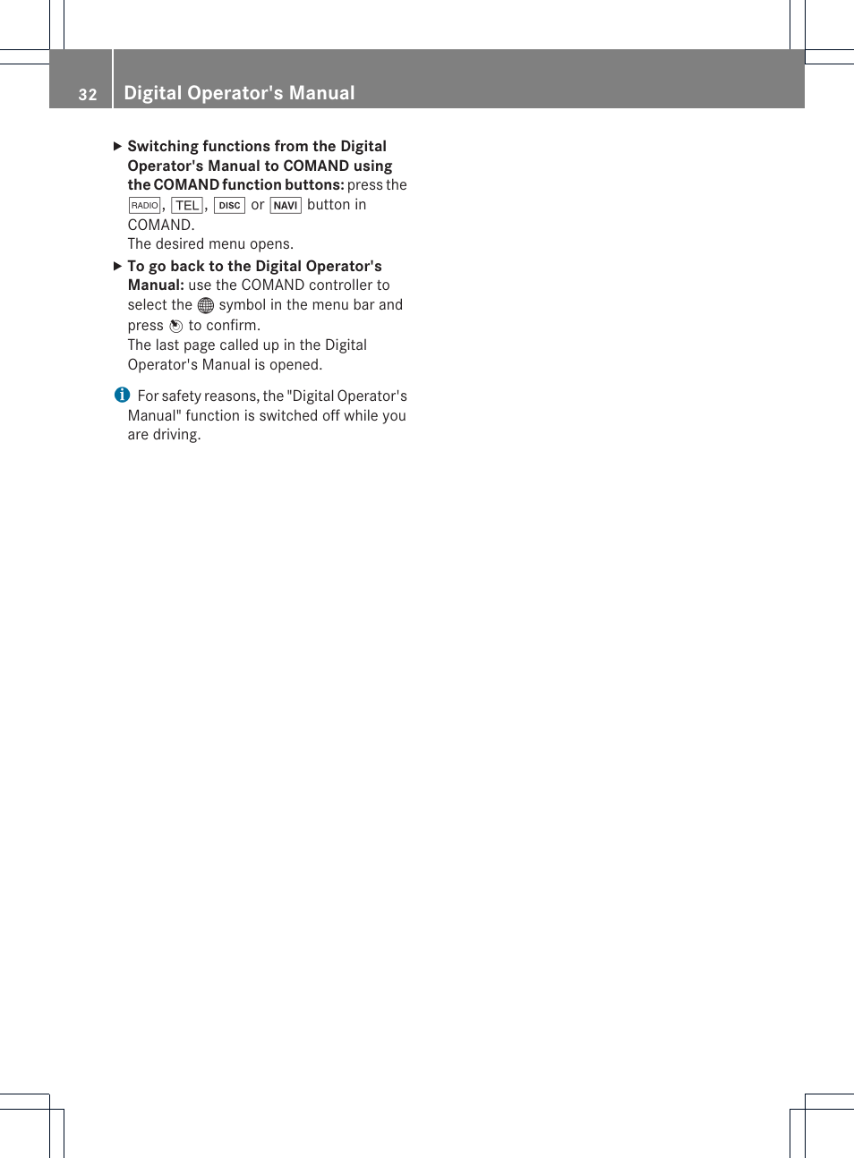 Digital operator's manual | Mercedes-Benz SL-Class 2013 Owners Manual User Manual | Page 34 / 590