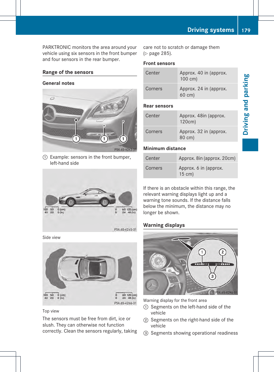 Driving and parking, Driving systems | Mercedes-Benz SLK-Class 2013 Owners Manual User Manual | Page 181 / 358
