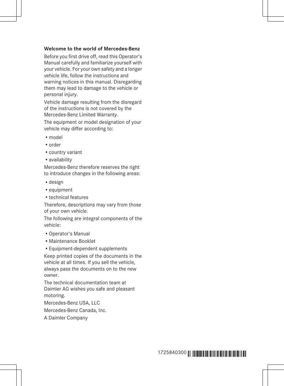 6515332613_buchblock | Mercedes-Benz SLK-Class 2013 Owners Manual User Manual | Page 3 / 358