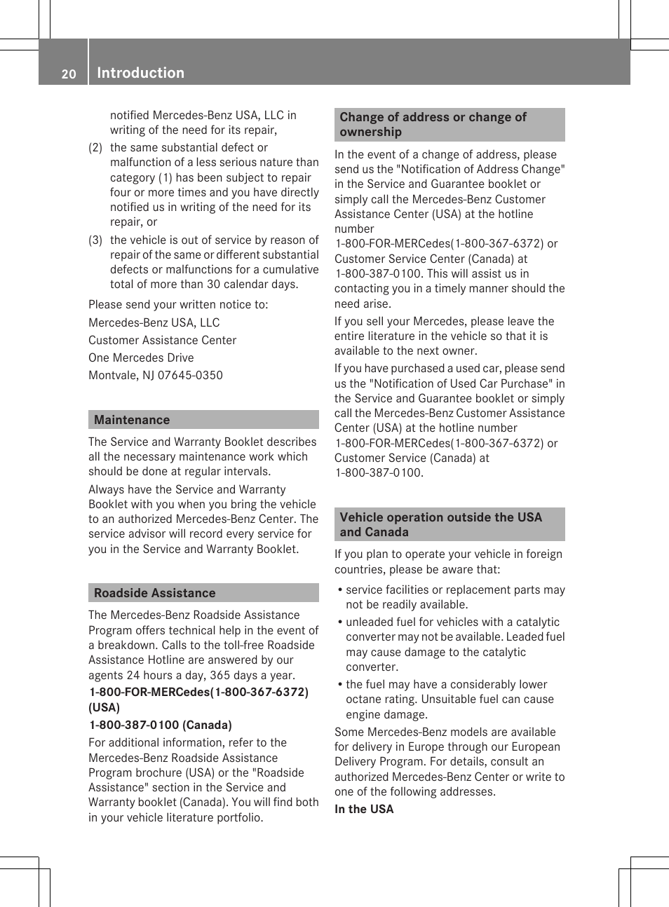 Introduction | Mercedes-Benz SLS-Class 2013 Owners Manual User Manual | Page 22 / 286