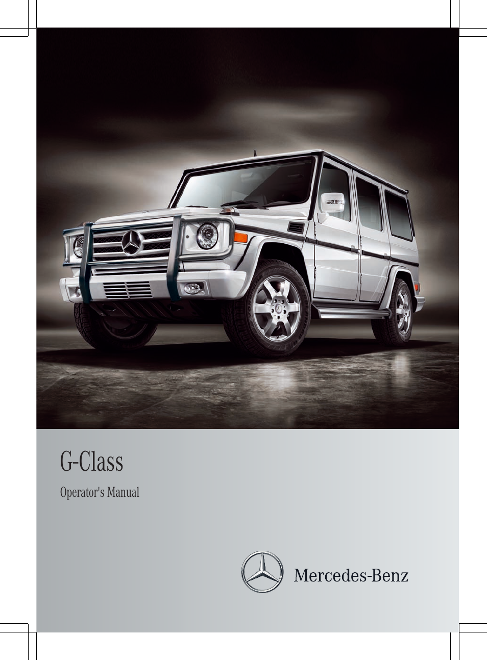 Mercedes-Benz G-Class 2012 Owners Manual User Manual | 284 pages