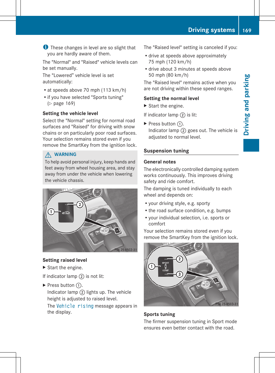 Driving and parking, Driving systems | Mercedes-Benz CLS-Class 2012 Owners Manual User Manual | Page 171 / 356