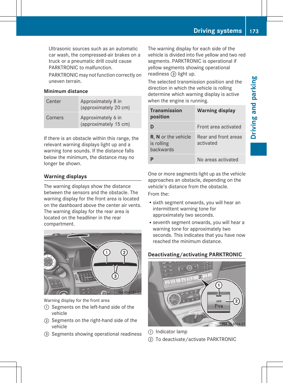 Driving and parking, Driving systems | Mercedes-Benz CLS-Class 2012 Owners Manual User Manual | Page 175 / 356
