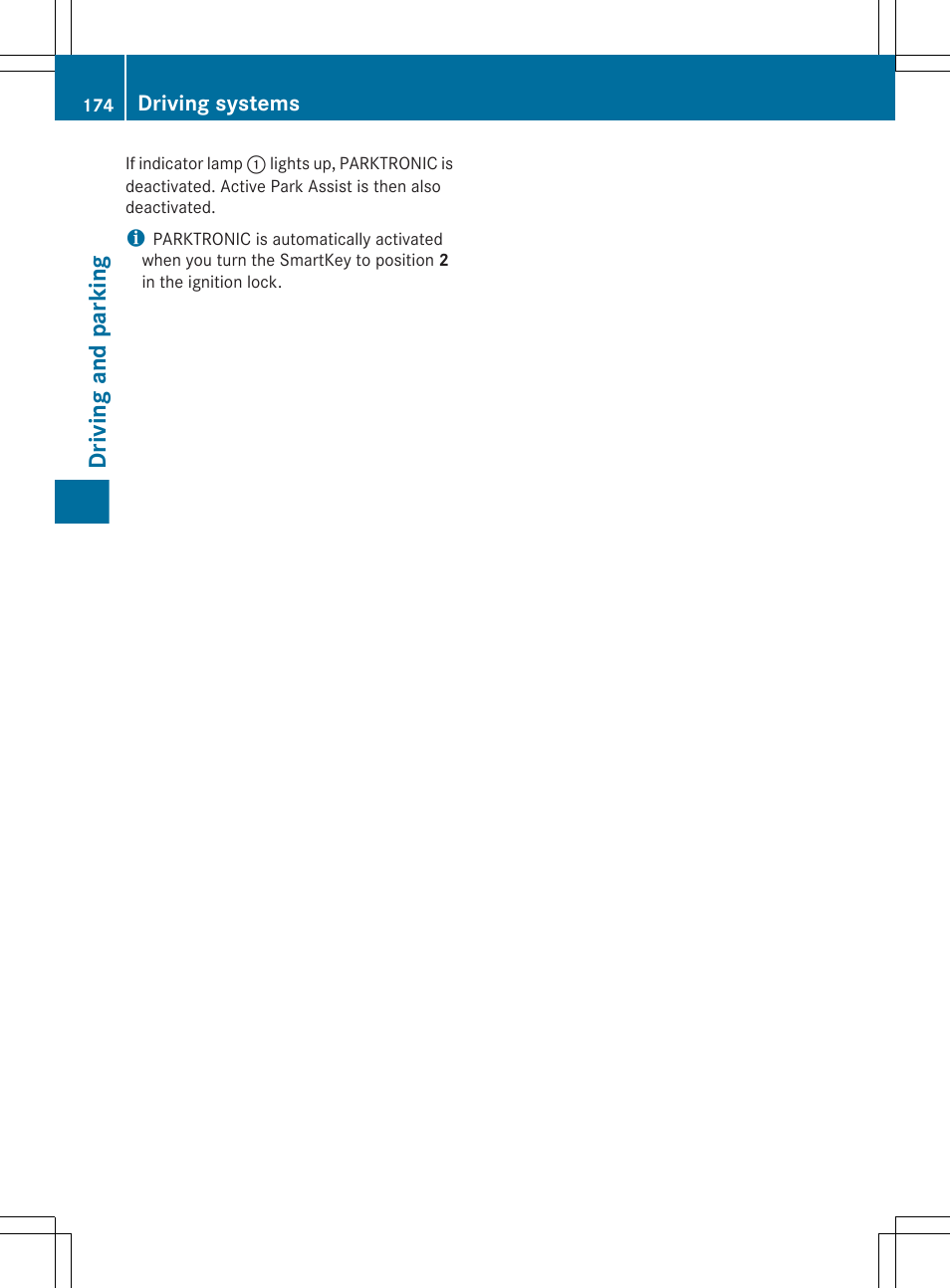 Driving and parking | Mercedes-Benz CLS-Class 2012 Owners Manual User Manual | Page 176 / 356