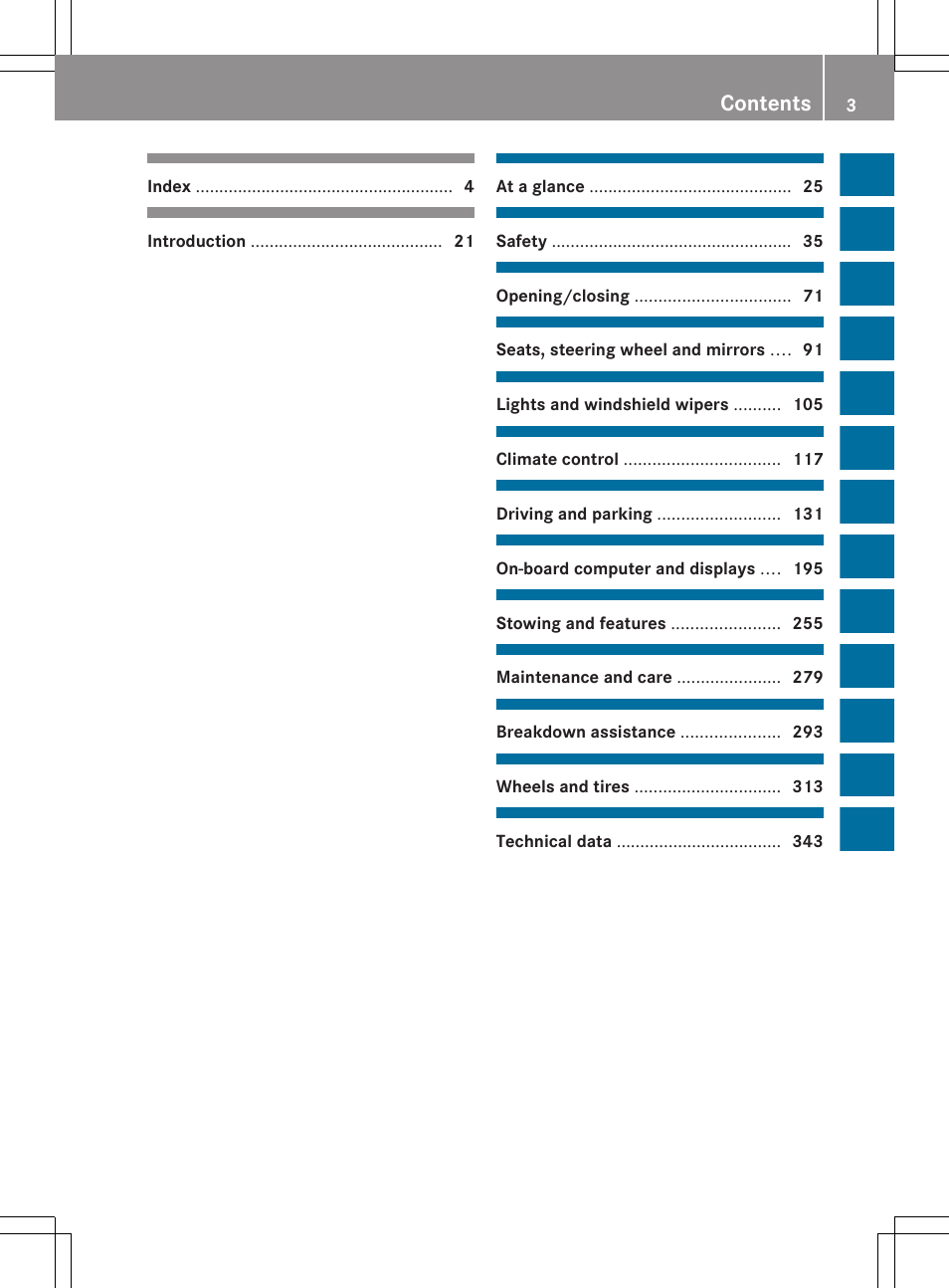 Mercedes-Benz CLS-Class 2012 Owners Manual User Manual | Page 5 / 356