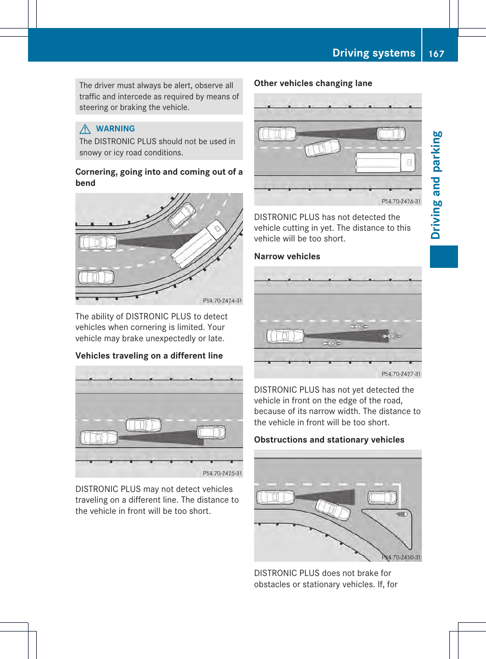 Driving and parking, Driving systems | Mercedes-Benz SLK-Class 2012 Owners Manual User Manual | Page 169 / 334