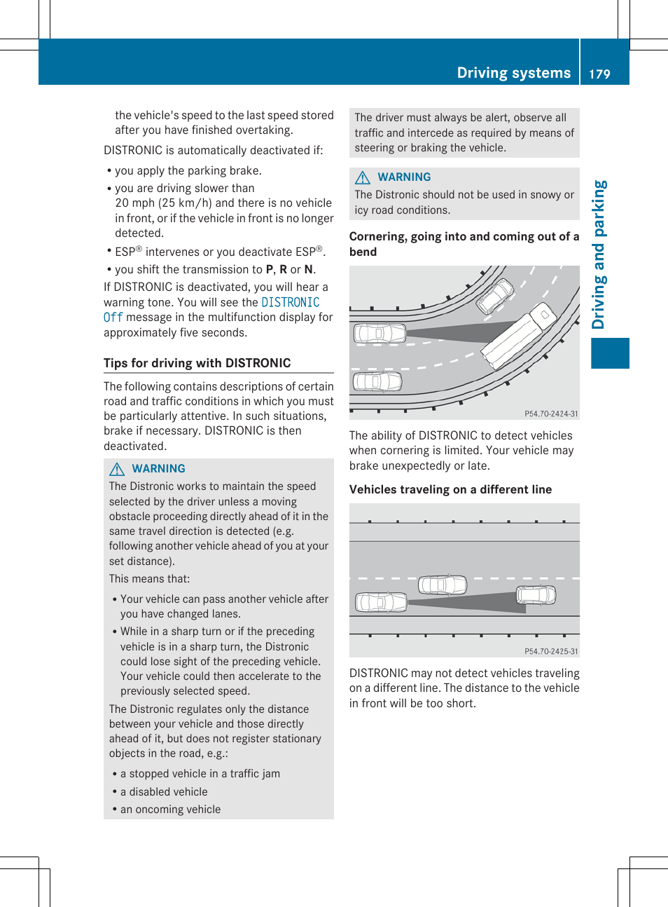 Driving and parking, Driving systems | Mercedes-Benz R-Class 2012 Owners Manual User Manual | Page 181 / 368