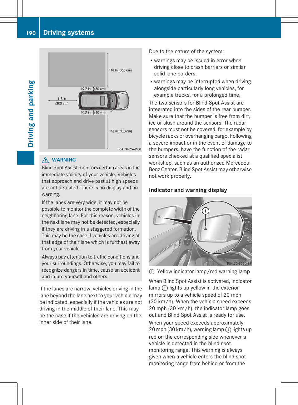 Driving and parking, Driving systems | Mercedes-Benz R-Class 2012 Owners Manual User Manual | Page 192 / 368
