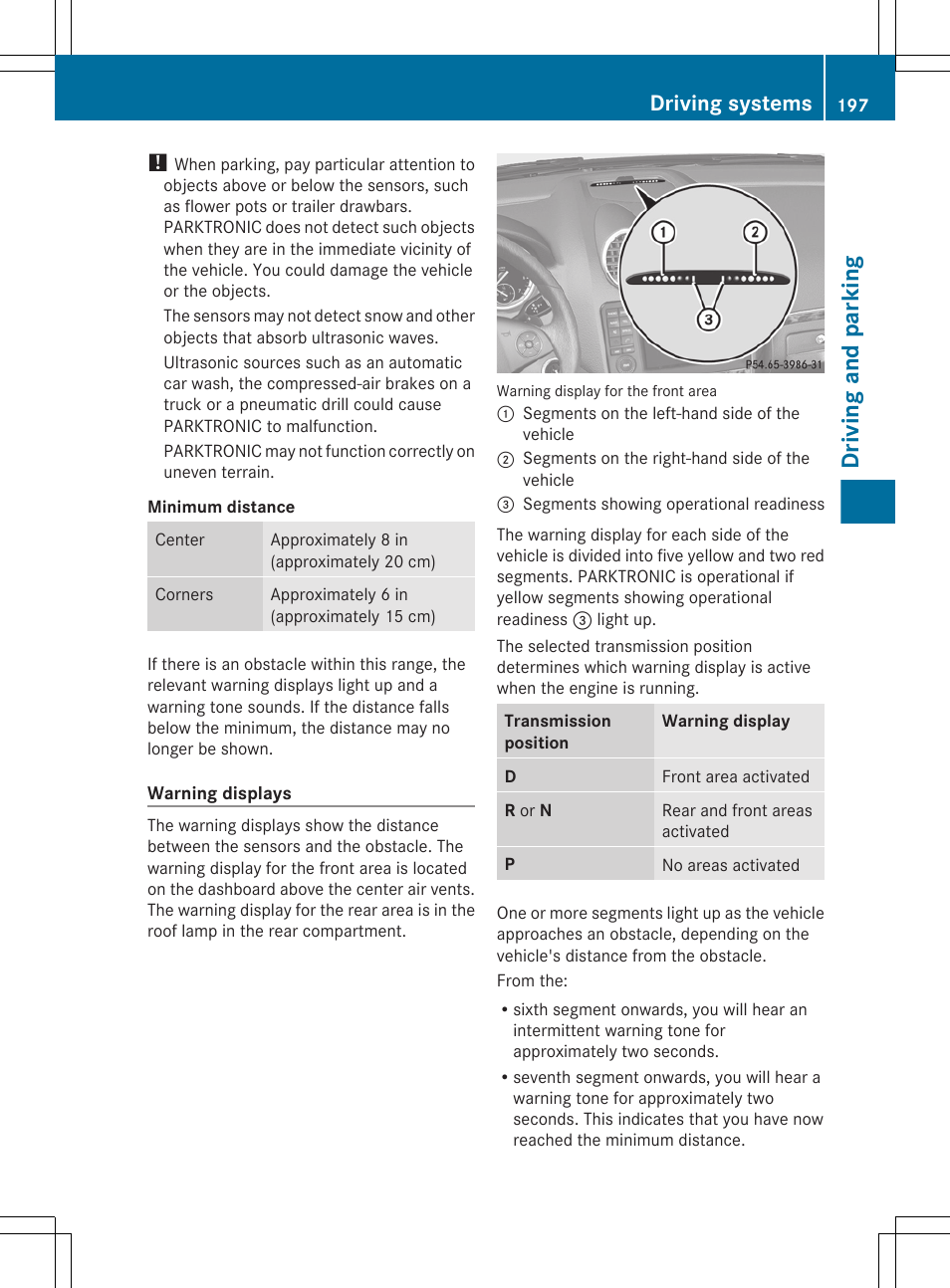 Driving and parking, Driving systems | Mercedes-Benz GL-Class 2012 Owners Manual User Manual | Page 199 / 384