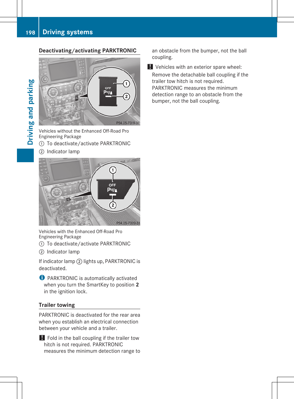 Driving and parking, Driving systems | Mercedes-Benz GL-Class 2012 Owners Manual User Manual | Page 200 / 384