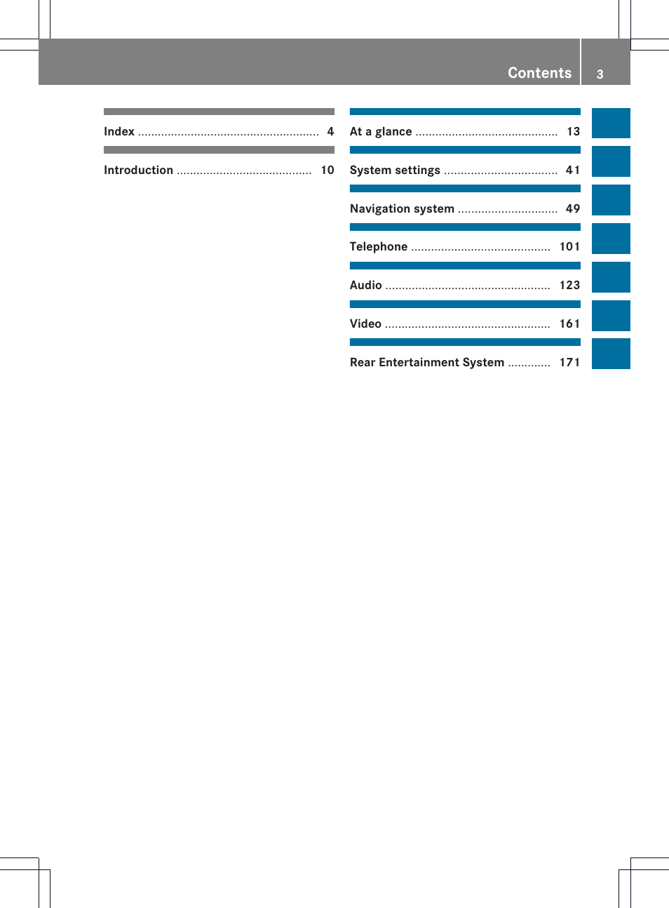 Mercedes-Benz E-Coupe 2011 COMAND Manual User Manual | Page 5 / 194