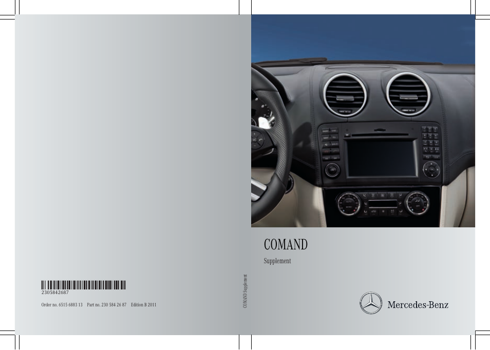 Mercedes-Benz CLS-Class 2011 COMAND Manual User Manual | 214 pages