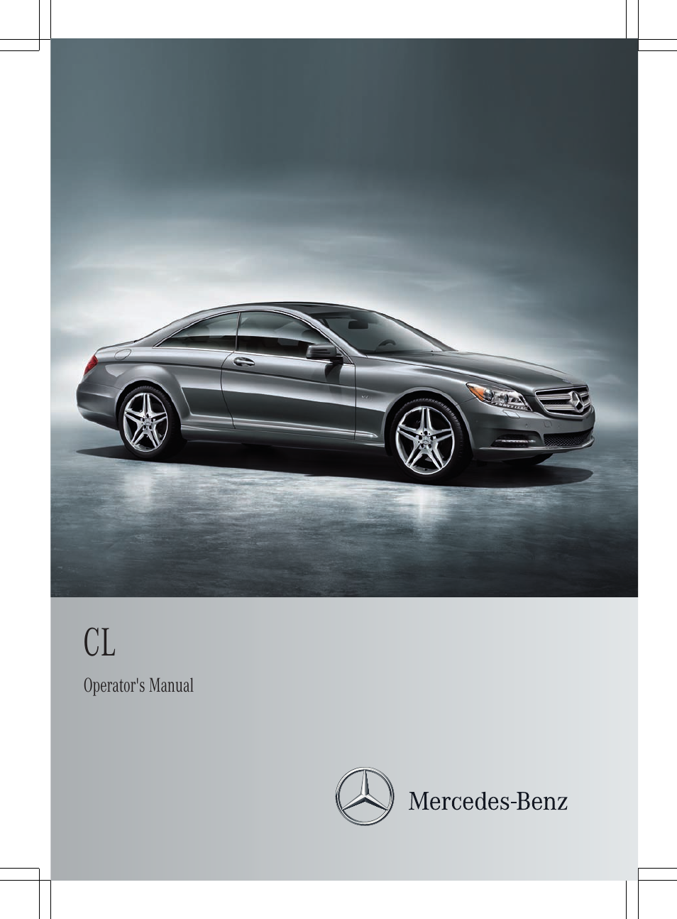 Mercedes-Benz CL-Class 2011 User Manual | 480 pages