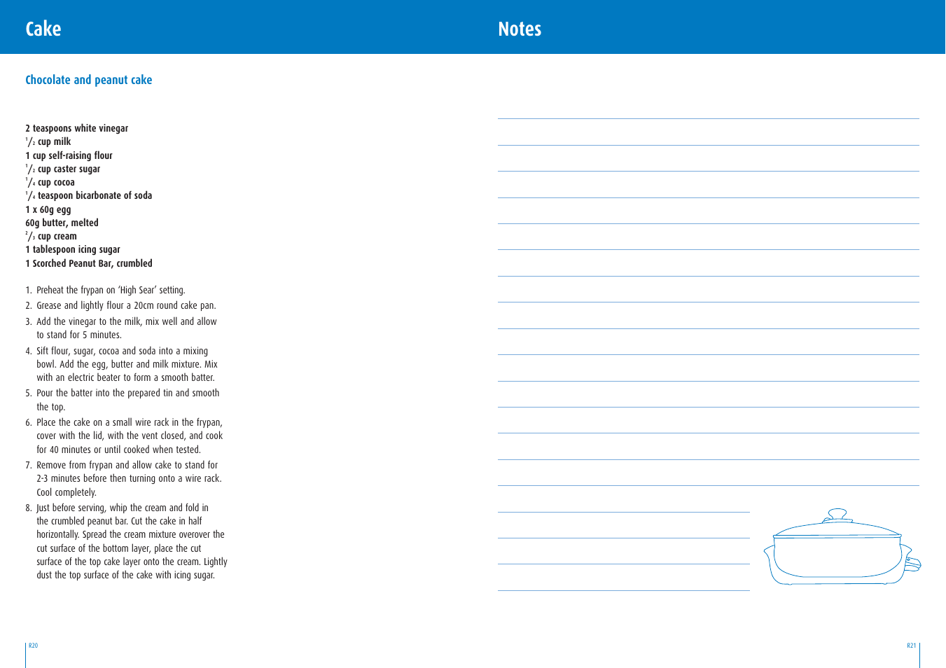 Cake | Breville BEF400 User Manual | Page 20 / 20