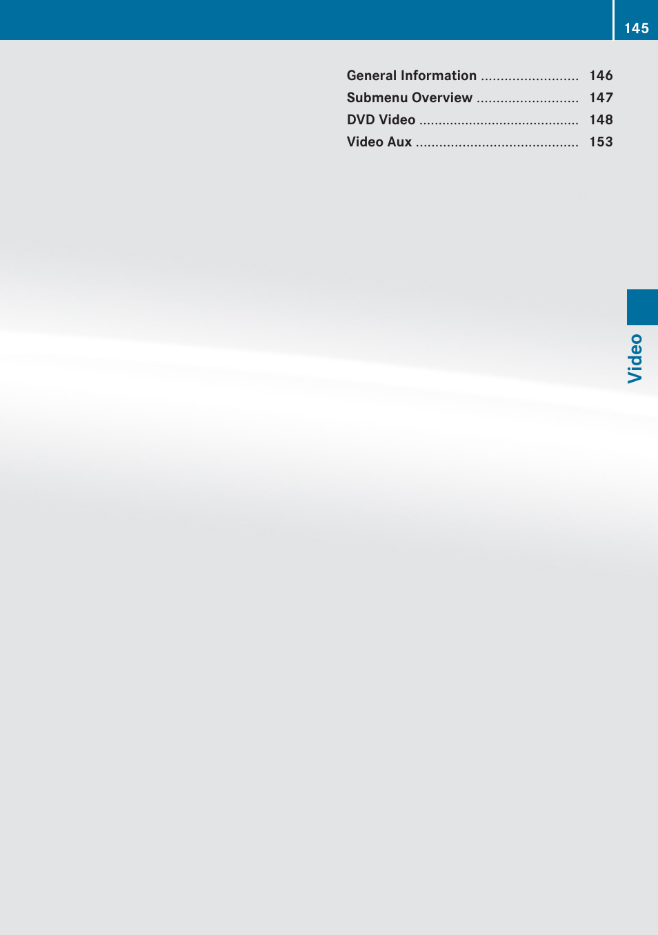 Video | Mercedes-Benz C-Class 2010 COMAND Manual User Manual | Page 147 / 212