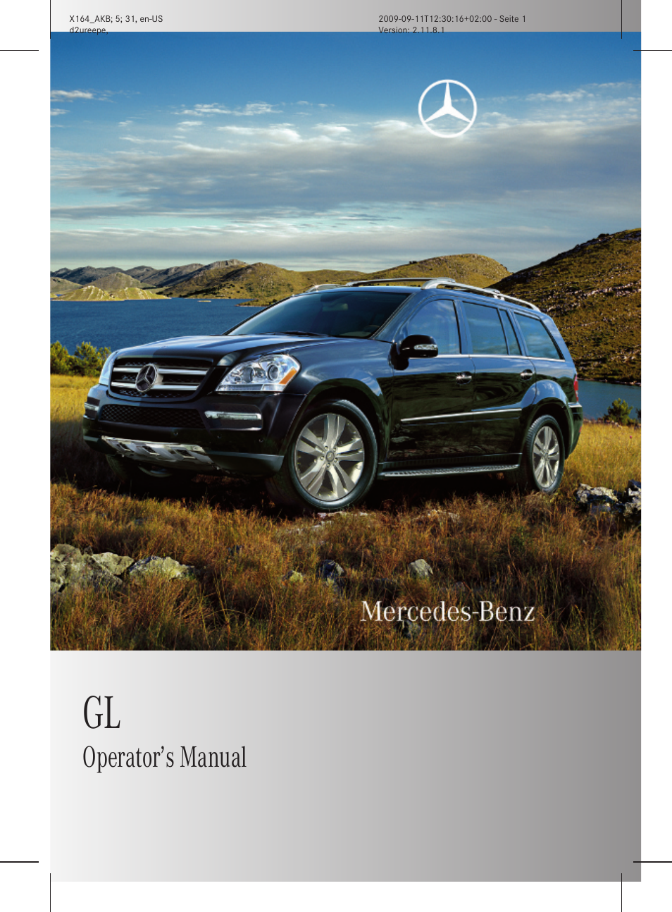 Mercedes-Benz GL-Class 2010 Owners Manual User Manual | 380 pages