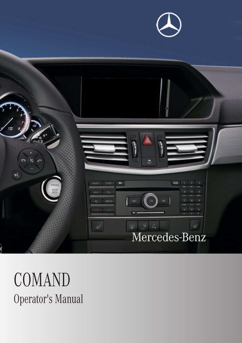 Mercedes-Benz E-Coupe 2010 COMAND Manual User Manual | 224 pages
