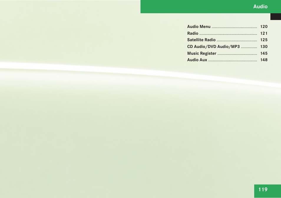 Mercedes-Benz C-Class 2009 COMAND Manual User Manual | Page 121 / 204