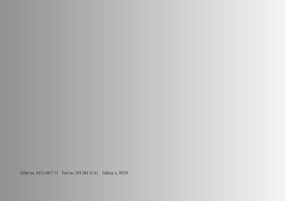 Mercedes-Benz C-Class 2009 COMAND Manual User Manual | Page 204 / 204