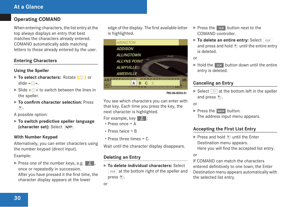 At a glance | Mercedes-Benz C-Class 2009 COMAND Manual User Manual | Page 32 / 204