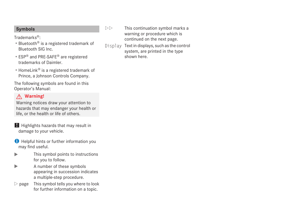 Mercedes-Benz E-Class 2009 Owners Manual User Manual | Page 2 / 408