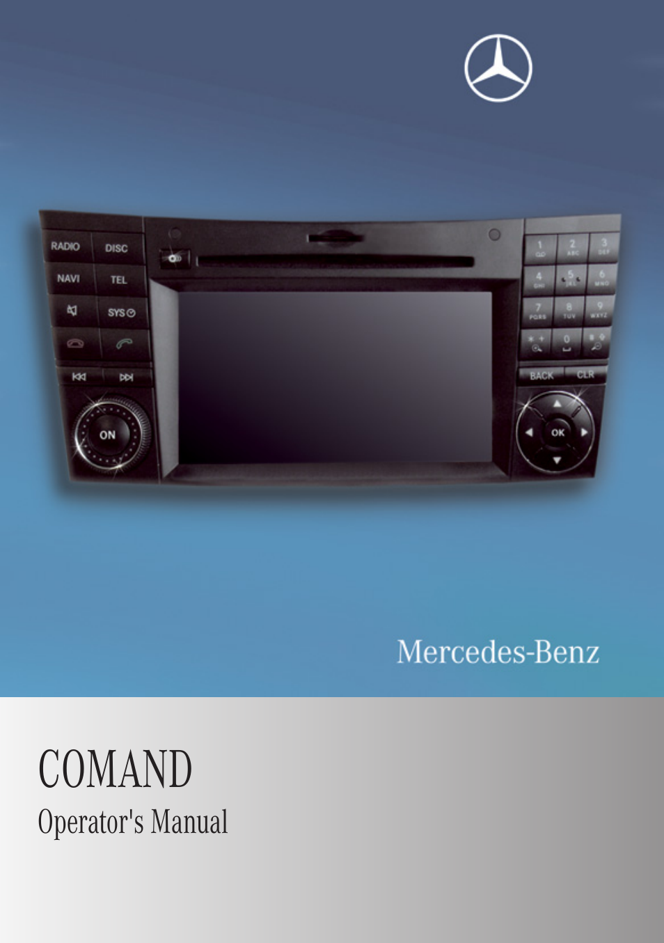 Mercedes-Benz SLK-Class 2009 COMAND Manual User Manual | 220 pages