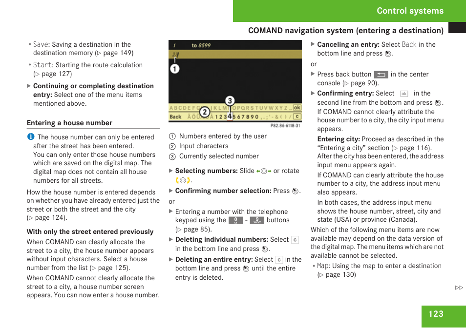 Control systems | Mercedes-Benz S-Class 2009 User Manual | Page 125 / 616