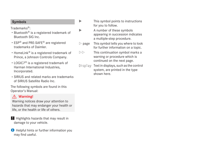 Mercedes-Benz S-Class 2009 User Manual | Page 2 / 616