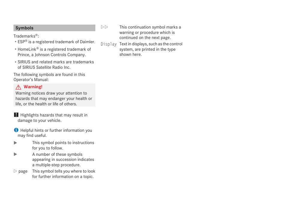 Mercedes-Benz CLK-Class 2009 Owners Manual User Manual | Page 2 / 384