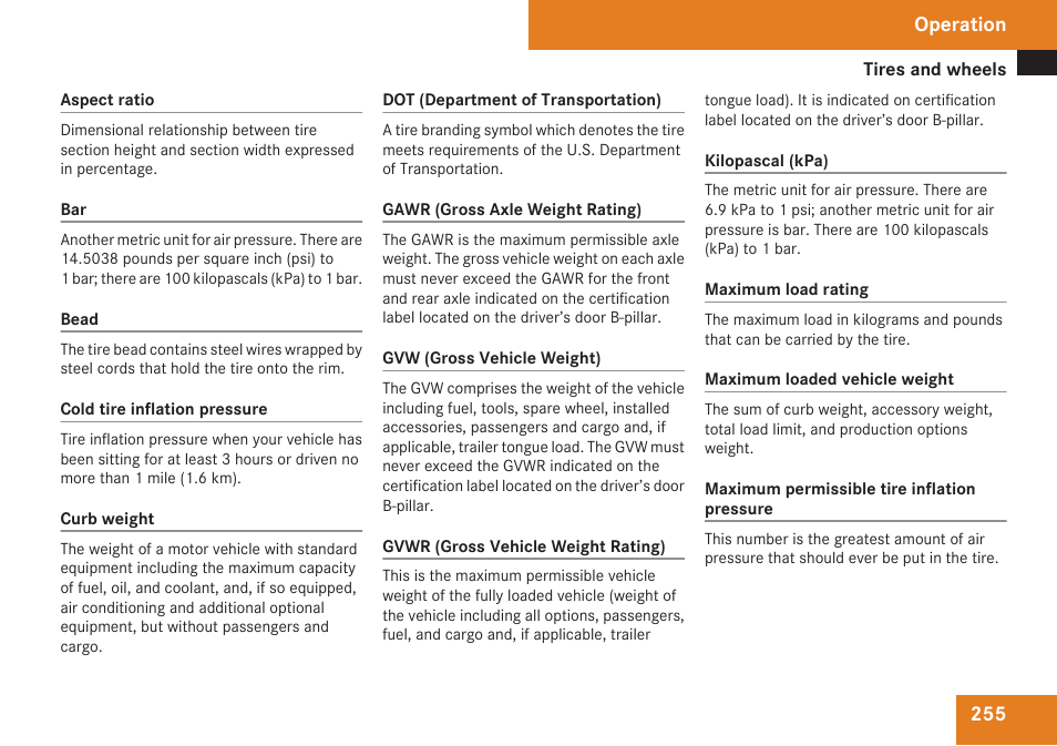 Mercedes-Benz CLK-Class 2009 Owners Manual User Manual | Page 257 / 384