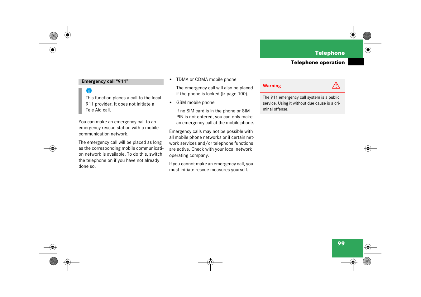 Mercedes-Benz CLK-Class 2009 COMAND Manual User Manual | Page 100 / 195