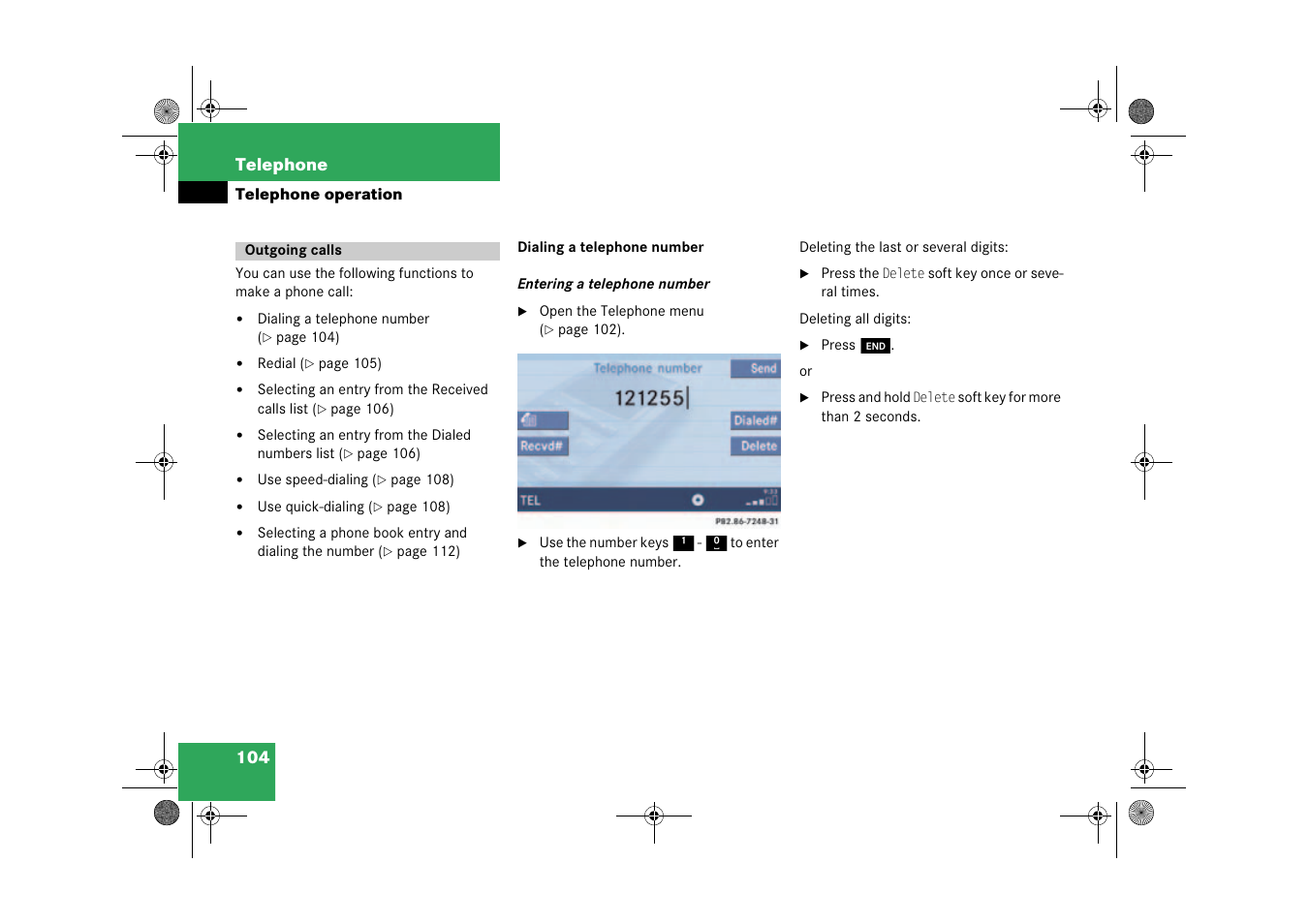 Mercedes-Benz CLK-Class 2009 COMAND Manual User Manual | Page 105 / 195