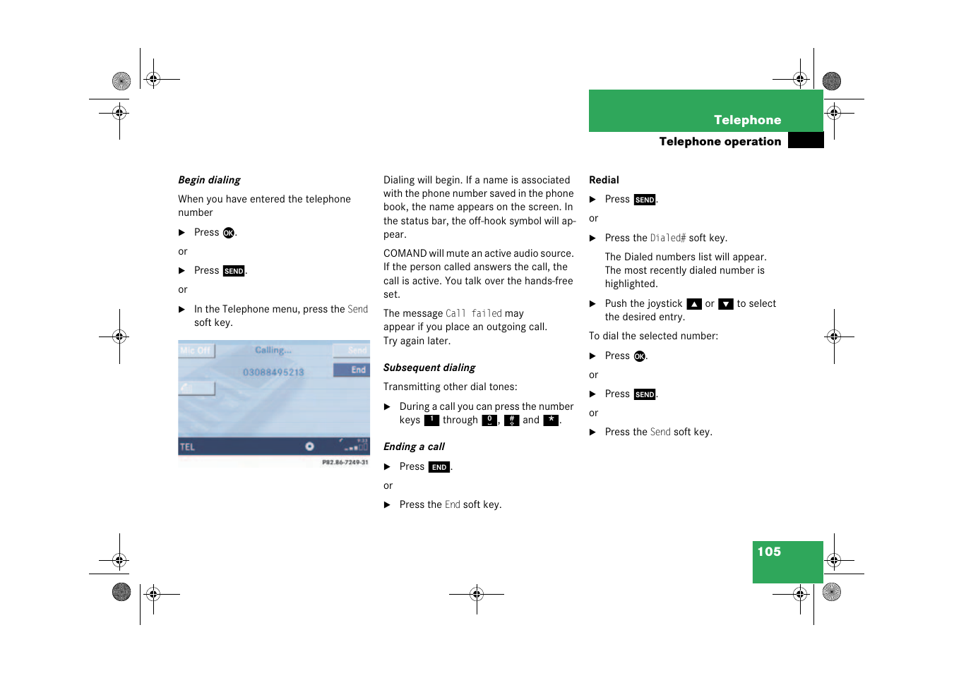 Mercedes-Benz CLK-Class 2009 COMAND Manual User Manual | Page 106 / 195