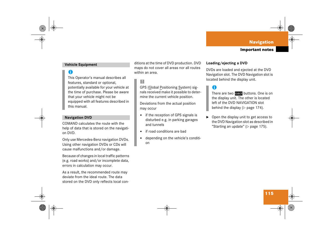 Mercedes-Benz CLK-Class 2009 COMAND Manual User Manual | Page 116 / 195