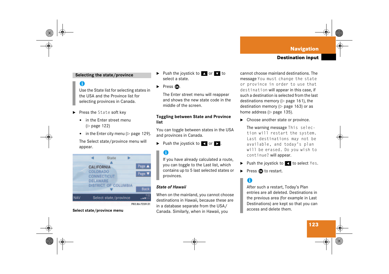 Mercedes-Benz CLK-Class 2009 COMAND Manual User Manual | Page 124 / 195