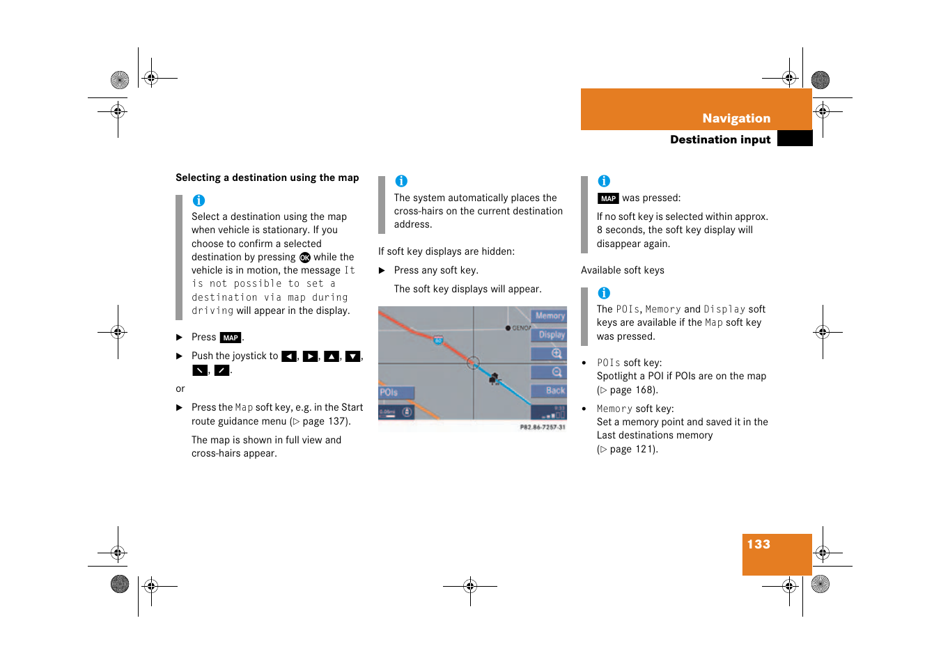Mercedes-Benz CLK-Class 2009 COMAND Manual User Manual | Page 134 / 195