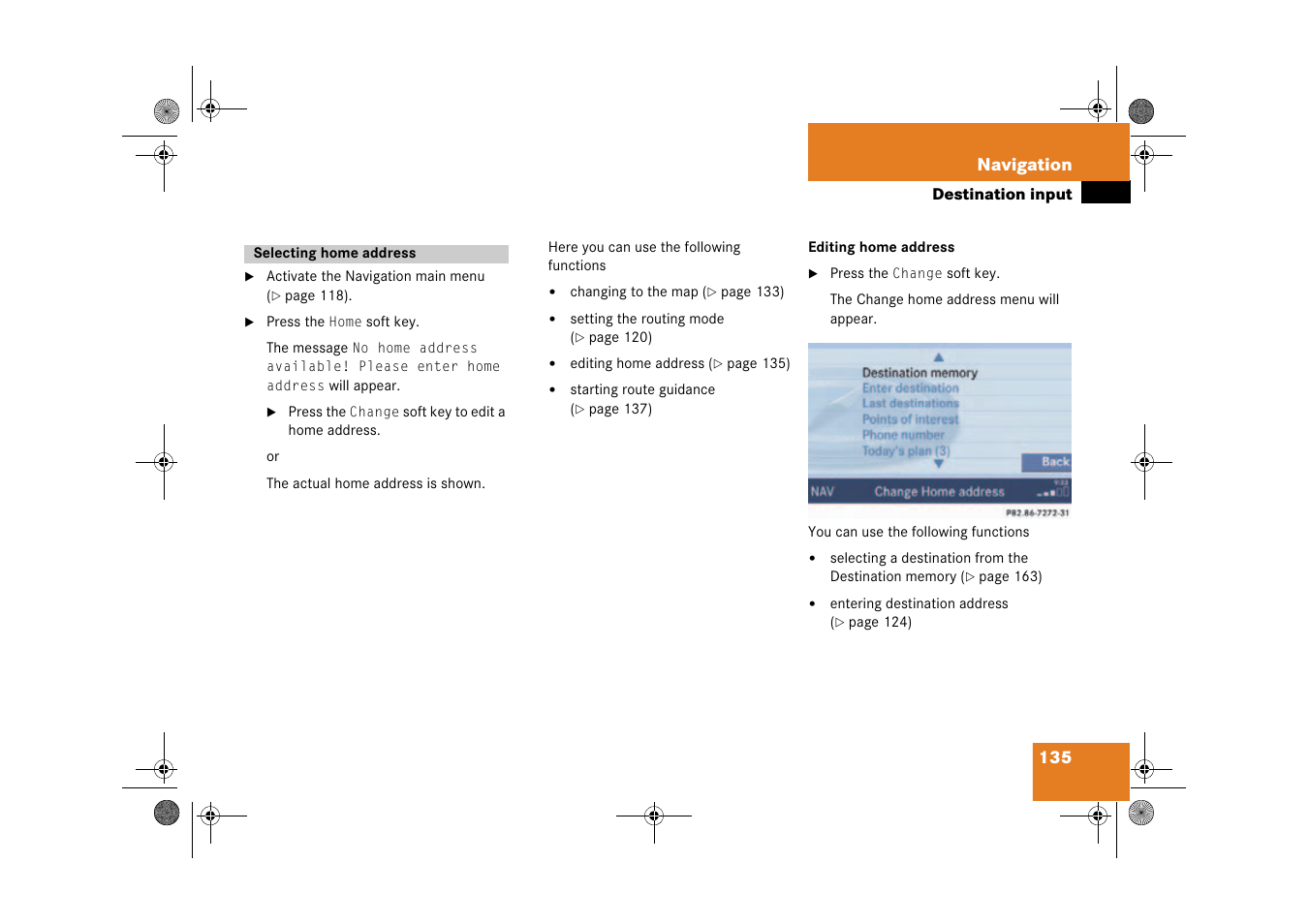 Mercedes-Benz CLK-Class 2009 COMAND Manual User Manual | Page 136 / 195