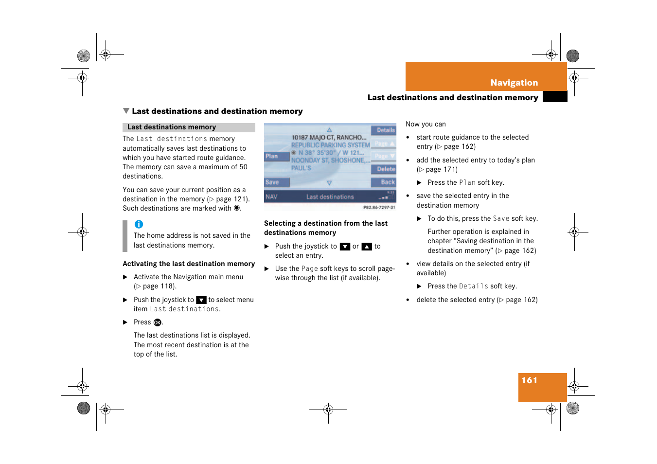 Mercedes-Benz CLK-Class 2009 COMAND Manual User Manual | Page 162 / 195
