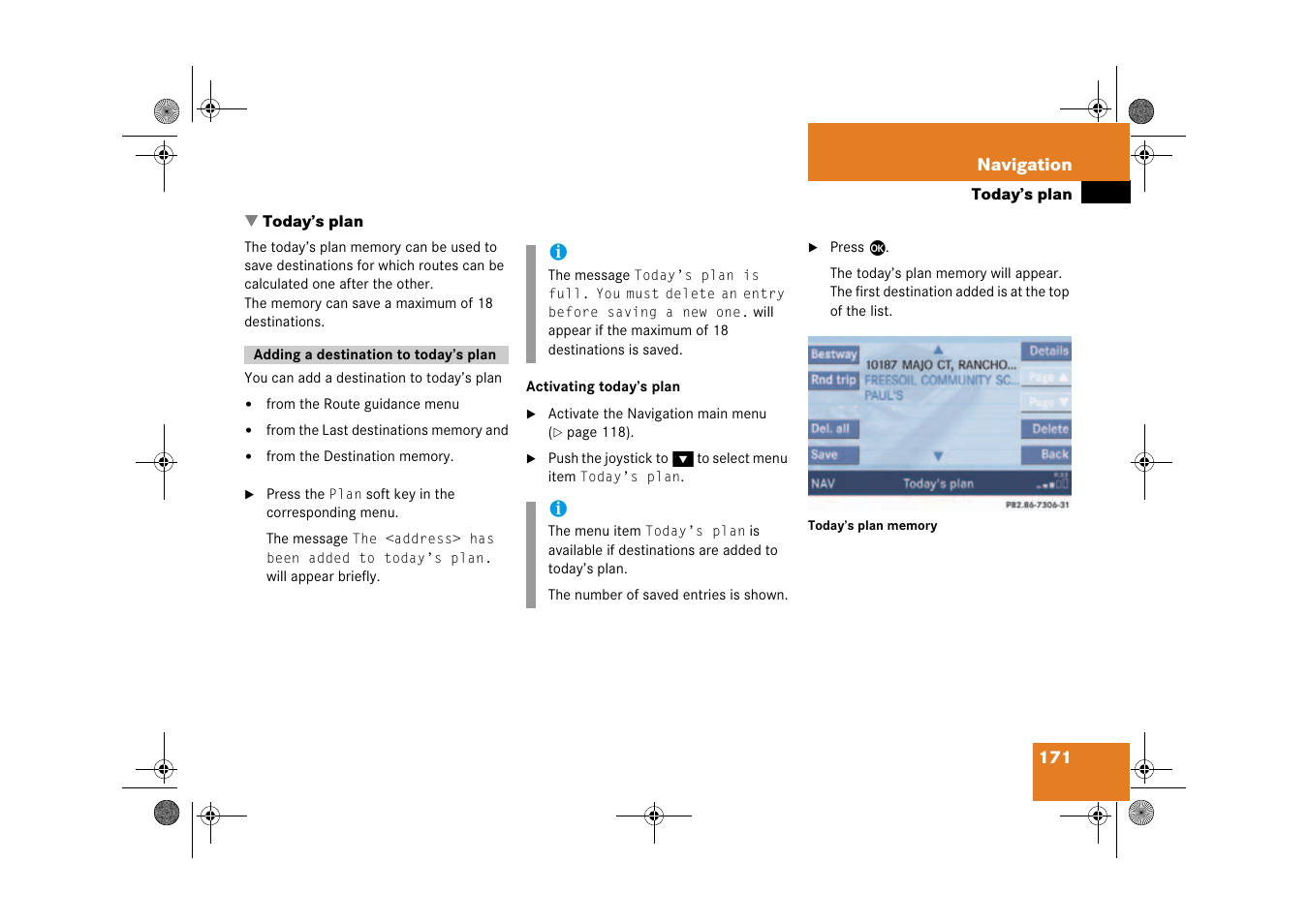 Mercedes-Benz CLK-Class 2009 COMAND Manual User Manual | Page 172 / 195