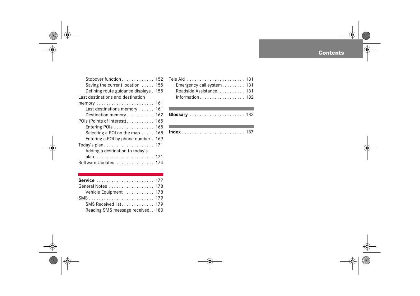 Mercedes-Benz CLK-Class 2009 COMAND Manual User Manual | Page 6 / 195