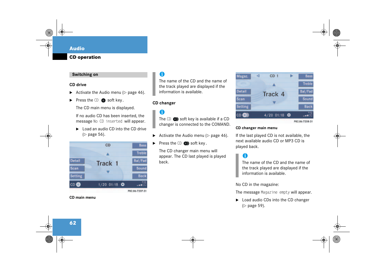 Mercedes-Benz CLK-Class 2009 COMAND Manual User Manual | Page 63 / 195
