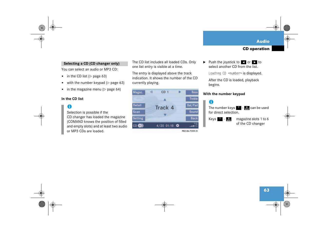Mercedes-Benz CLK-Class 2009 COMAND Manual User Manual | Page 64 / 195