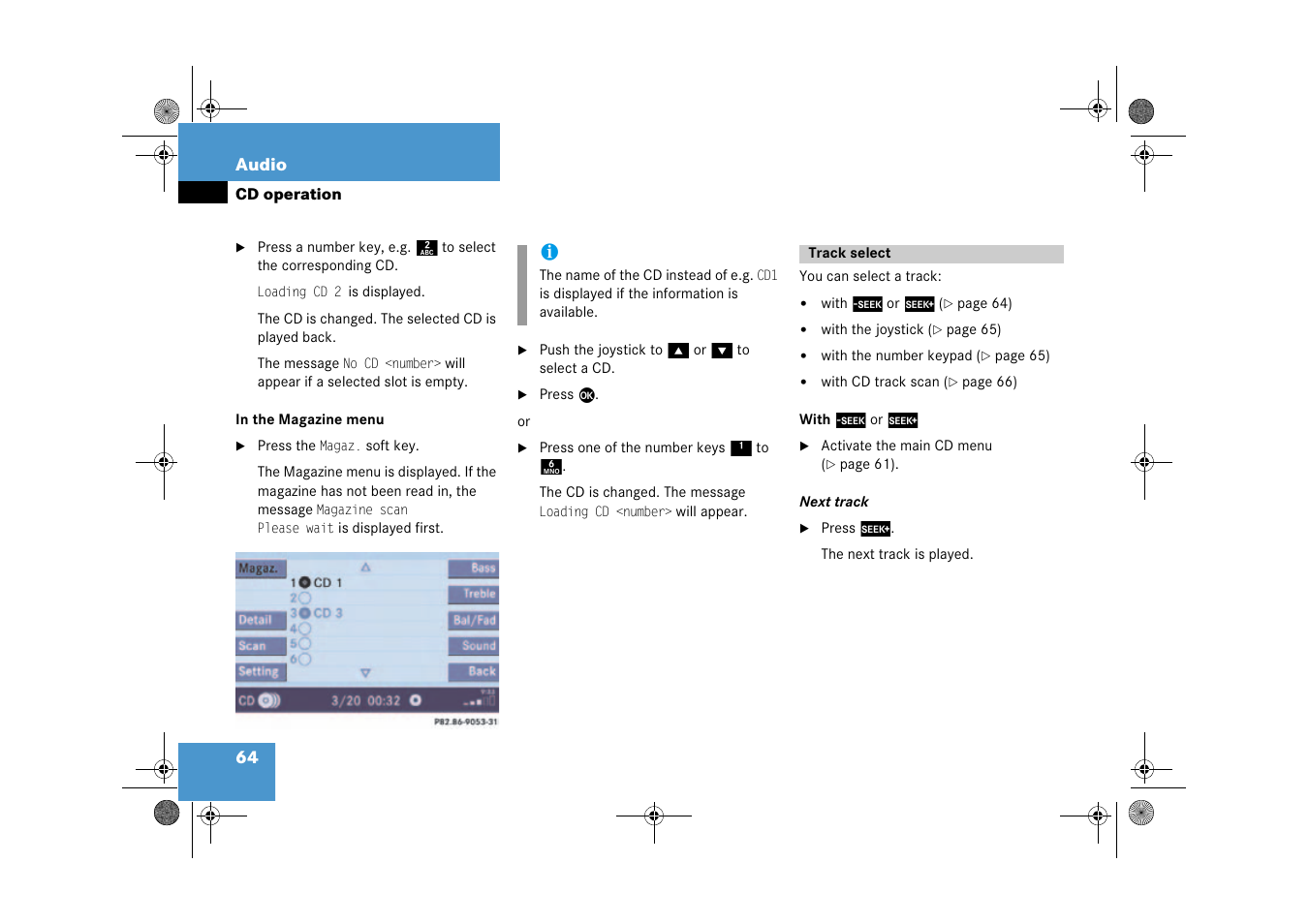 Mercedes-Benz CLK-Class 2009 COMAND Manual User Manual | Page 65 / 195