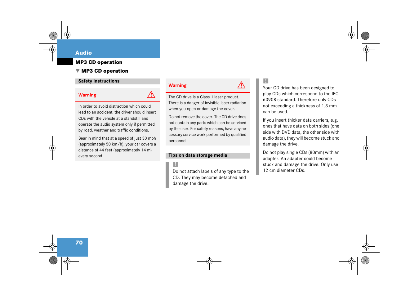 Mercedes-Benz CLK-Class 2009 COMAND Manual User Manual | Page 71 / 195