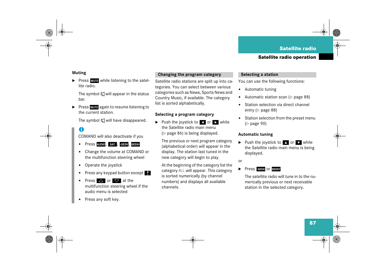 Mercedes-Benz CLK-Class 2009 COMAND Manual User Manual | Page 88 / 195